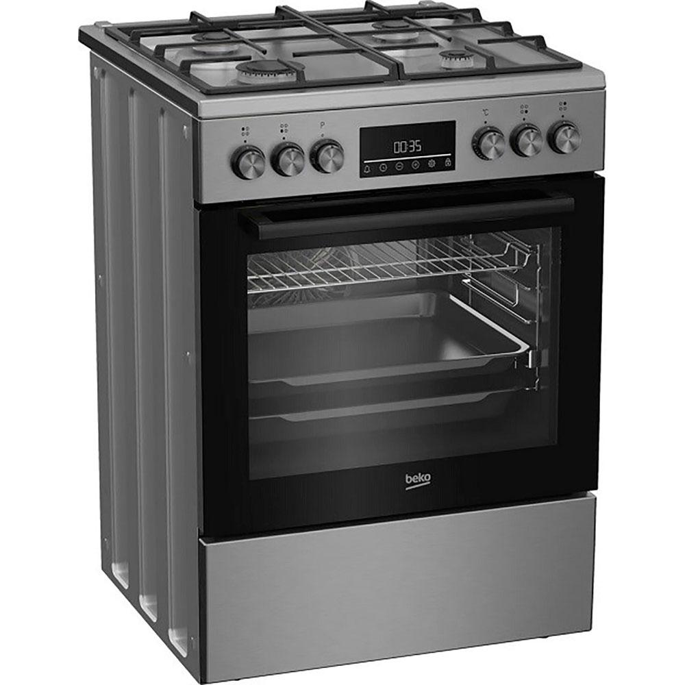 Beko Fbm62330gxtn Gas-elektroherd Silber 72l