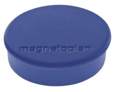 Magnetoplan Magnet Discofix Hobby, 10 Stück, dunkelblau