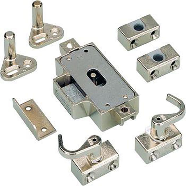 Hettich Set Drehstangenschloss, D 25, zum Anschrauben, rechts