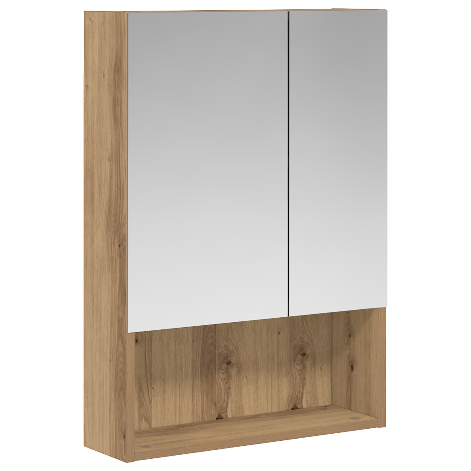 Badezimmerspiegelschrank Kunsthandwerk Eiche 50 X 14,5 X 70 Cm Vidaxl