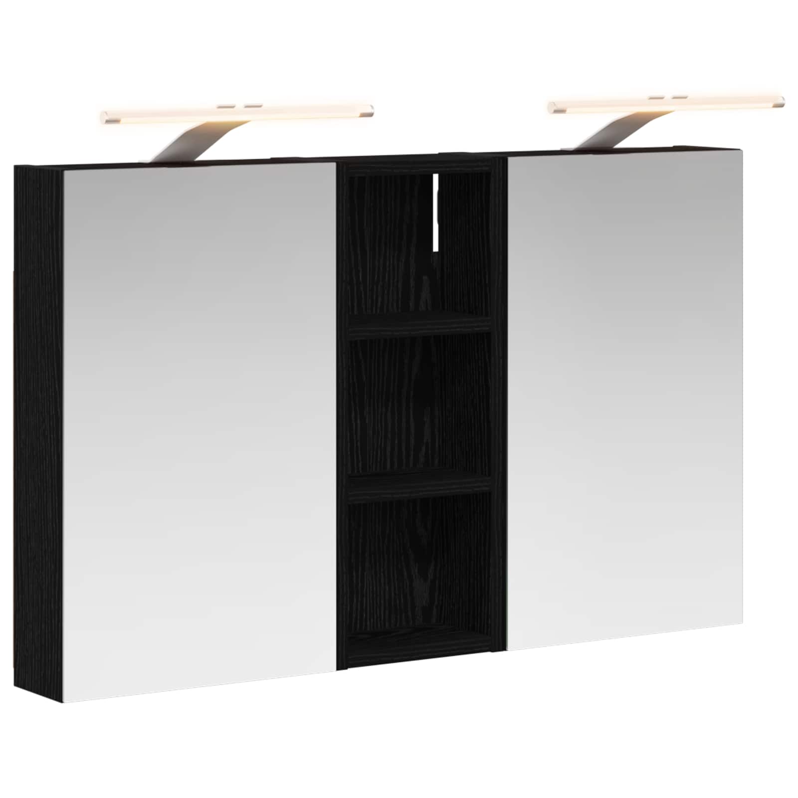 Vidaxl Bathroom Cabinet Set 3 Pcs 80 X 10.5 X 50 Cm Engineered Wood