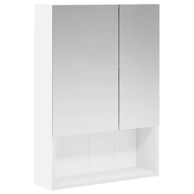 Badezimmerspiegelschrank Weiß 50 X 14,5 X 70 Cm Holzwerkstoff Vidaxl