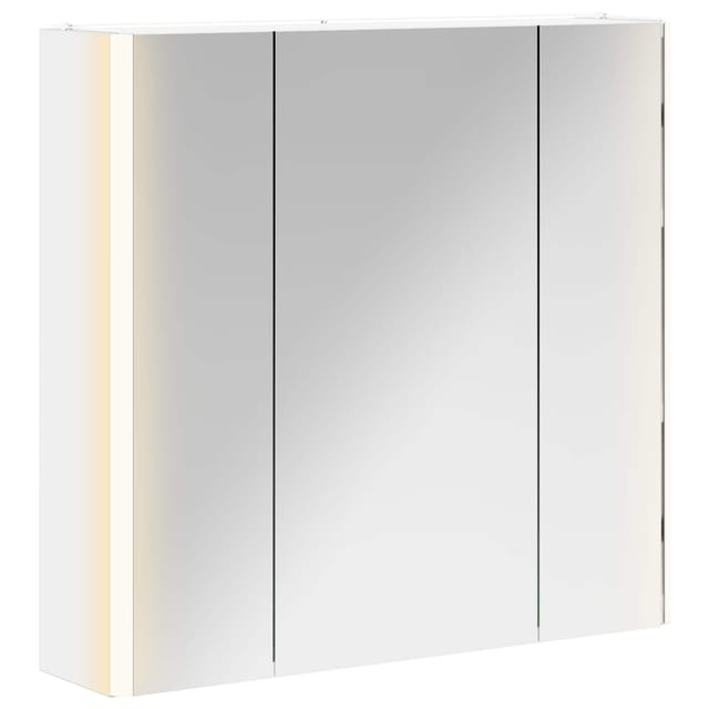 Vidaxl Bathroom Mirror Cabinet White 63.5 X 15.5 X 60.5 Cm