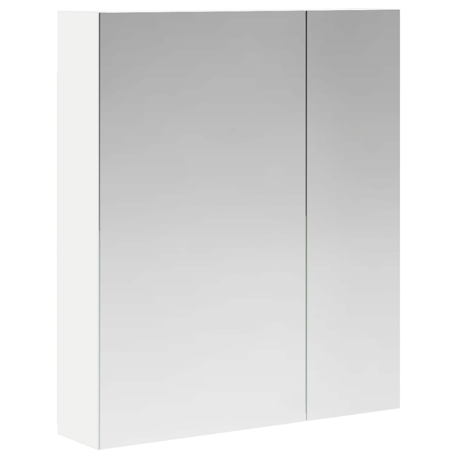 Vidaxl Bathroom Mirror Cabinet White 60 X 14.5 X 70 Cm Engineered Wood