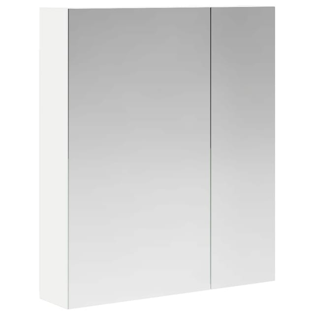 Vidaxl Bathroom Mirror Cabinet White 60 X 14.5 X 70 Cm Engineered Wood
