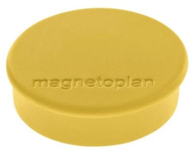 Magnetoplan Magnet Discofix Hobby, 10 Stück, gelb