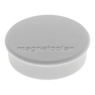 Magnetoplan Magnet Discofix Hobby, 10 Stück, grau