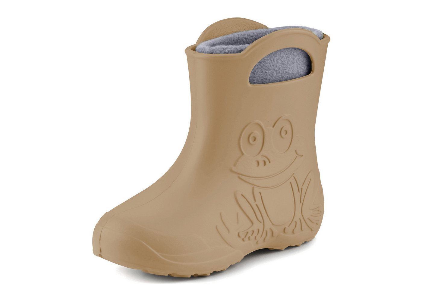 Ladeheid Eva Kinder Jungen Mädchen Gummistiefel Regenschuhe Gefüttert La-ca-03 (kamel/grau, 24/25 Eu) Bild 5