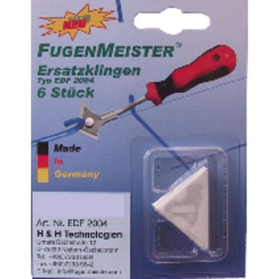 Ersatzklingen für Delta Fugenschneider