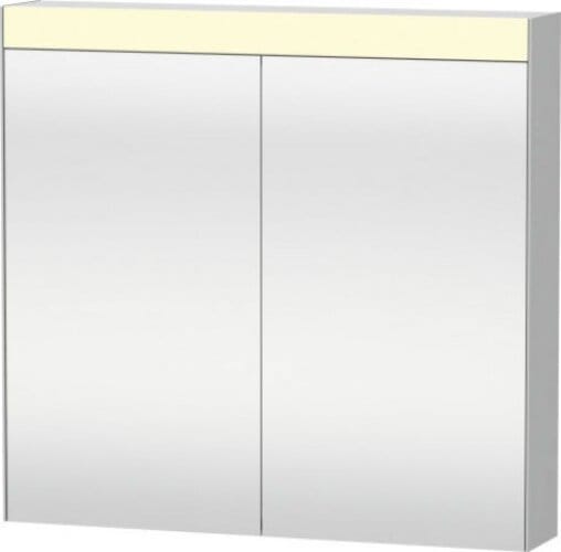 Duravit Uni-Spiegelschrank Bett. Version 81x14,8x76cm, 13 W, 2 Türen, LED