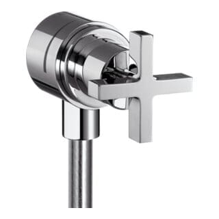 hansgrohe Absperrventil Axor Citterio Stop m Rückflussverh., Kreuzgriff, chrom