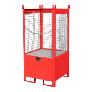 Bauer Südlohn Fass-Stapelpalette FSP-1 D, lackiert, Feuerrot