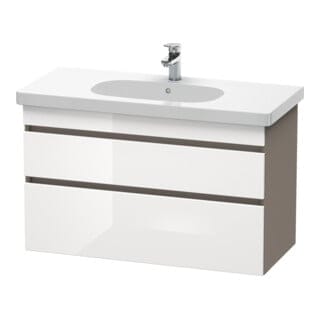 Duravit Waschtischunterschrank DuraStyle 100x45,3cm, we. hg/b ma, 2 SchKa., wandhängend