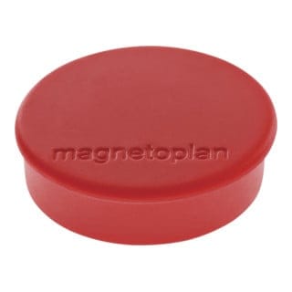 Magnetoplan Magnet Discofix Hobby, 10 Stück, rot