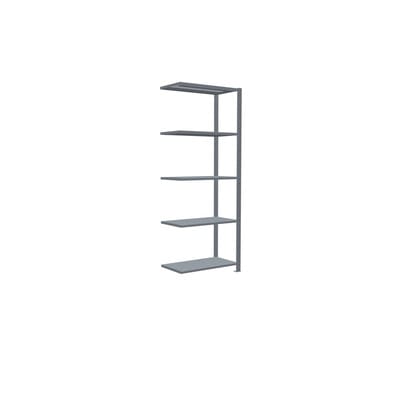Schulte Anbauregal Steckregal MULTIplus250 2000 x 750 x 400 mm 5 Fachböden Kreuzstrebe verzinkt