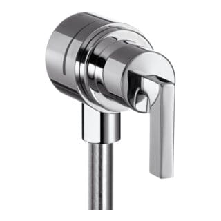 hansgrohe Absperrventil Axor Citterio Stop m Rückflussverh., Hebelgriff, chrom