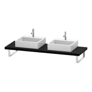 Duravit Konsole L-Cube Stärke 4.5cm, Ei sw, f Aufsatzbecken, var.