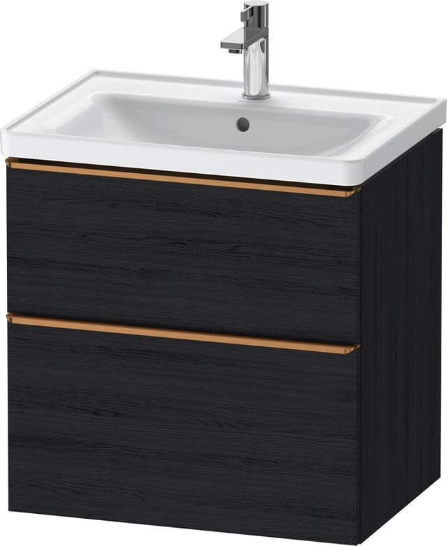 Duravit Waschtischunterschrank D-Neo 63,4x45,2cm, b geb/Ei s, 1 Kast, 1 Ausz.