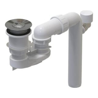 V&B Ab-/Überlaufgarnitur ViFlow stone white, ohne Überlauf