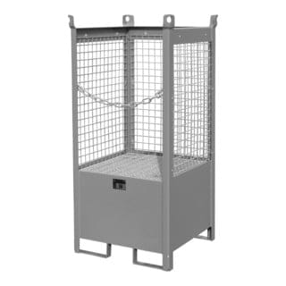 Bauer Südlohn Fass-Stapelpalette FSP-1 D, lackiert, Mausgrau