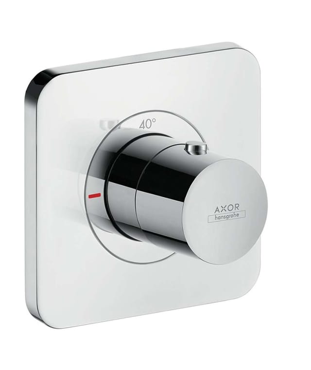 hansgrohe Fertigset Axor Citterio E UP-Thermostat 120x120mm, chrom