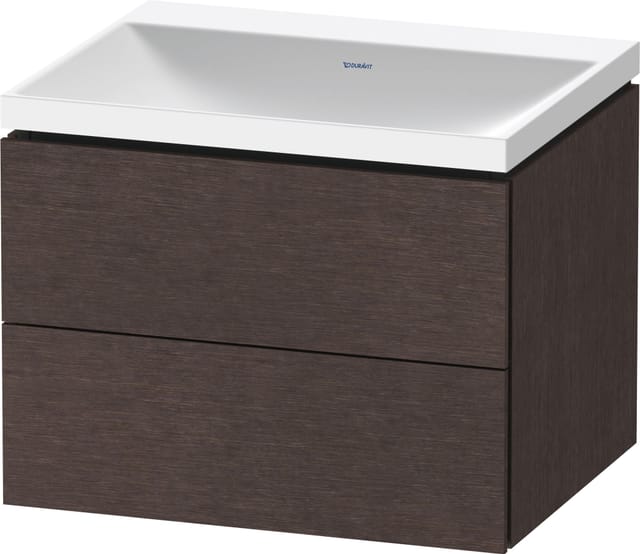 Duravit Möbel-Set L-Cube 60x48x48cm, o HL, Ei dkl. geb., 2 Schub.