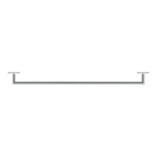 Duravit Badetuchhalter Karree 86,8x7cm, chrom