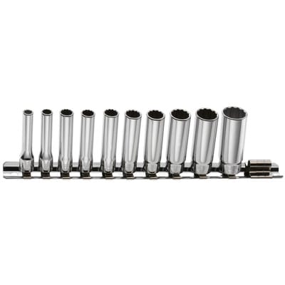 Facom Steckschlüssel-Set 1/4Z 12-Kant 11-tl