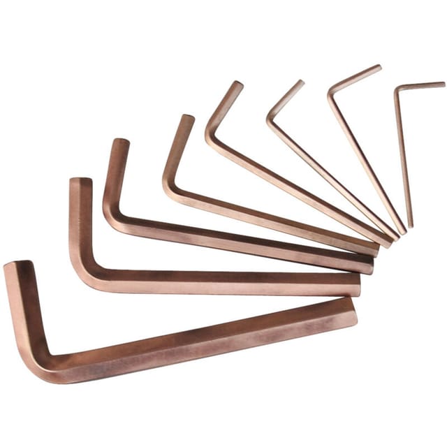 KS Tools BRONZEplus Innensechskant-Winkelstiftschlüssel-Satz lang 9-teilig
