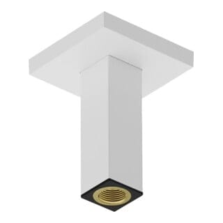 hansgrohe Deckenanschluss 100mm, mattweiß