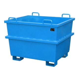 Bauer Südlohn Universalcontainer UC 750, lackiert, Lichtblau