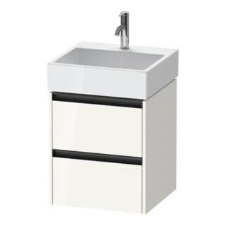 Duravit Waschtischunterschrank Ketho.2 48,4x46cm, we. hgl, 2 Schub., wandhängend