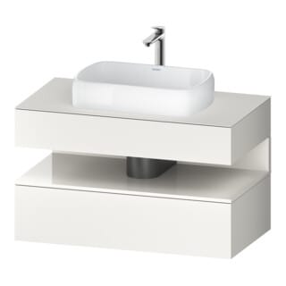 Duravit Waschtischunterschrank Qatego 100x55x60cm, w hgl/we m, Pl, Nischenb