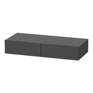 Duravit Schubkastenablage DuraStyle 100x44cm, 2 SchKa., graph ma, m Konsole