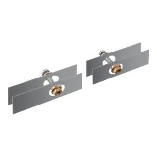 hansgrohe Bef.-Satz Axor universal für zweiseitige Glasmontage, chrom