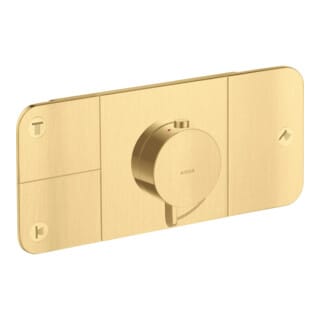hansgrohe Fertigmontageset Axor One UP-Thermostat., 3 Verbr., brush. gol opt