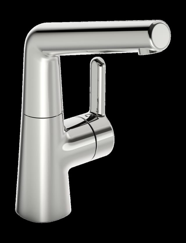 Hansa Waschtisch-Einhebelmischer HANSADESIGNO Style He stl, o Abl-Garnitur, Ausl. 150mm, chr