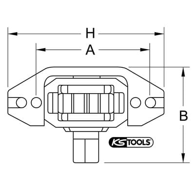 KS Tools Motor-Durchdrehvorrichtung für Iveco