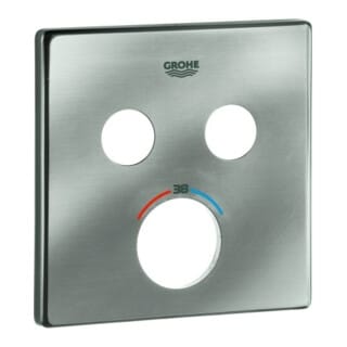 Grohe Rosette 49039 für SmartControl UP-THM mit 2 ASV supersteel