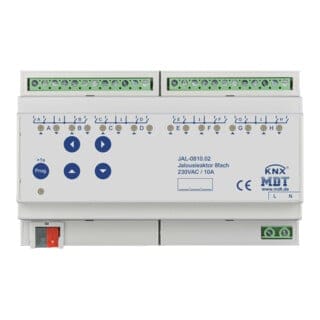 MDT technologies Jalousieaktor 8-fach REG, 10A, 230VAC JAL-0810.02