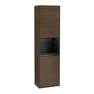 V&B Hochschrank Wandbeleuchtung Finion 41,8x151,6cm, li, Reg bla m Lac, wal ven