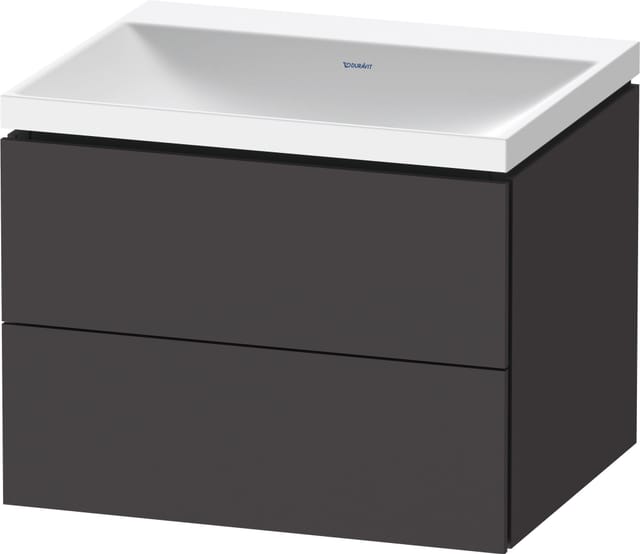 Duravit Möbel-Set L-Cube 60x48x48cm, o HL, graph matt, 2 Schub.