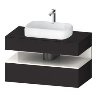 Duravit Waschtischunterschrank Qatego 100x55x60cm, w g/Gra m, Pl, Nischenb