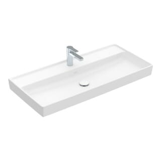 V&B Schrankwaschtisch Collaro 100x47, o Überlauf, stone white C-plus