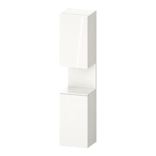 Duravit Hochschrank Qatego 40x36x1760cm, 2 Tür., Anschl li, we hgl