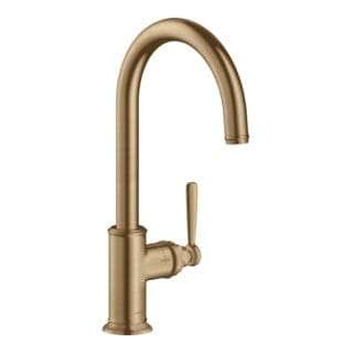 hansgrohe Spültisch-Einhebelmischer 260 Axor Montreux mit Schwenkauslauf, brushed bronze