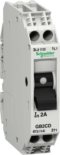 Schneider Electric Sicherungsautomat 2p. 0, 5A m.Hilfssch. GB2CD05