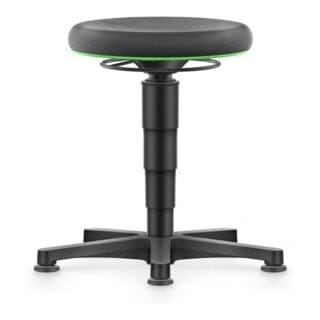 Bimos - Drehhocker Supertec Sitzhöhe 450 - 650 Mm, Mit Gleiter