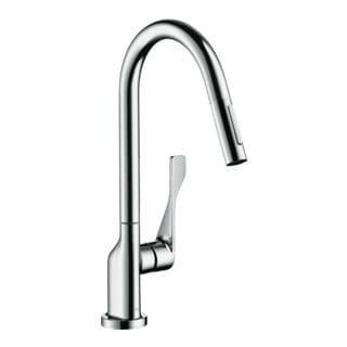 hansgrohe Spültisch-Einhebelmischer 250 Axor Citterio mit Ausziehbrause, Edelstahl-Optik