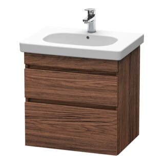 Duravit Waschtischunterschrank DuraStyle 60x45,3cm, Nussb dkl., 2 SchKa., wandhängend